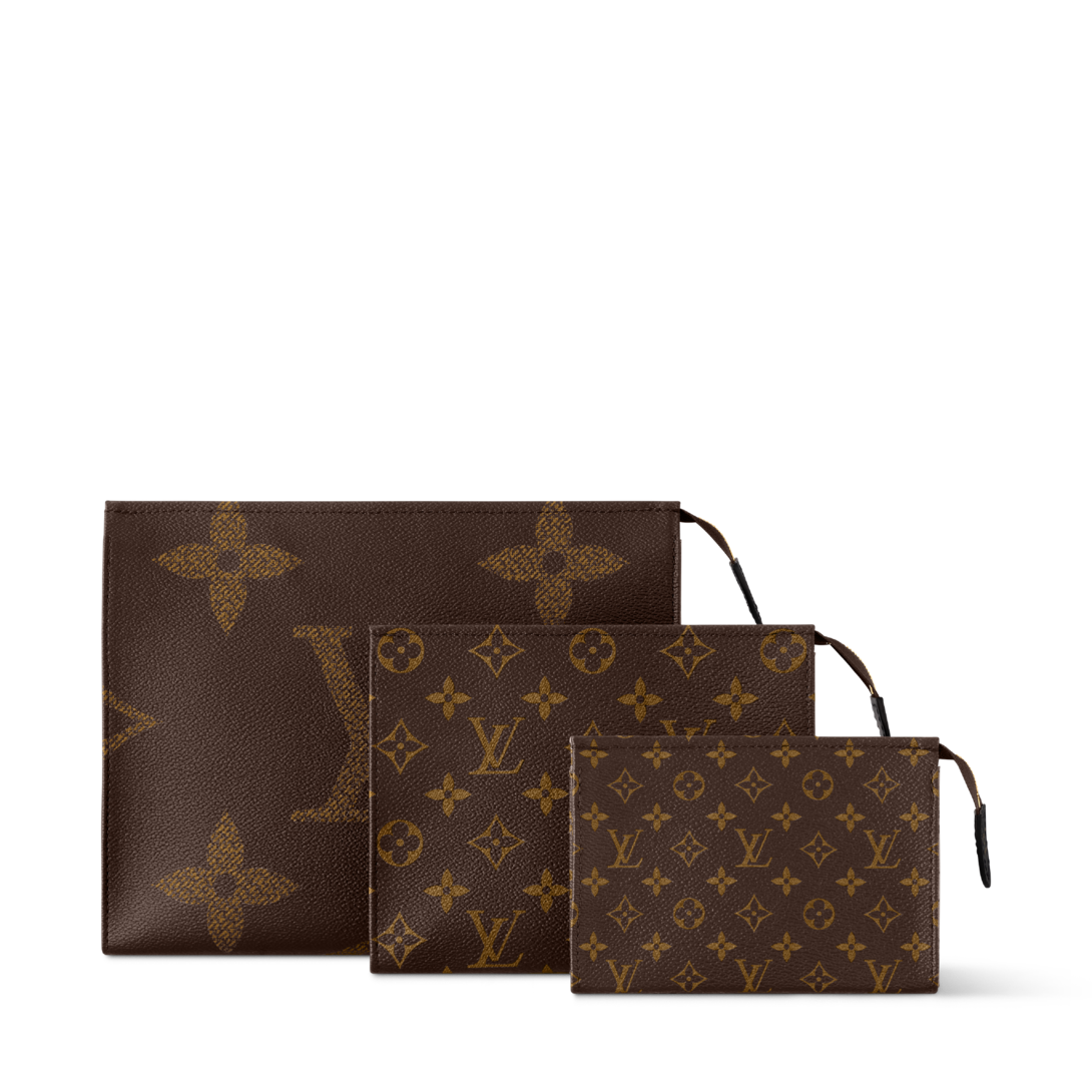 Trio Toilet Pouch Other Monogram Canvas - Travel M11248 | LOUIS